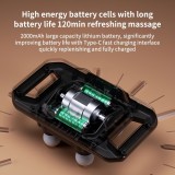 Pistolet de massage musculaire profond &agrave; 6 t&ecirc;tes