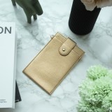 Elegante universelle Smartphone Umhängetasche aus veganem Leder inkl. Umhängegurt aus Leder (vegan) - Gold
