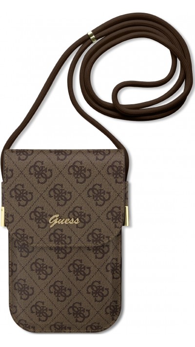 Guess Universaltasche mit integriertem Schulterriemen und Kartenhalter - Brun