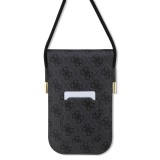 Guess Universaltasche mit integriertem Schulterriemen und Kartenhalter - Schwarz
