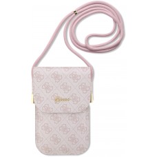 Guess Universaltasche mit integriertem Schulterriemen und Kartenhalter - Hellrosa
