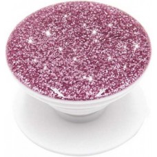 Pop Socket 3D Glitzer - Austauschbare Finger & Einhand Halterung für Smartphone / Tablets - Rosa