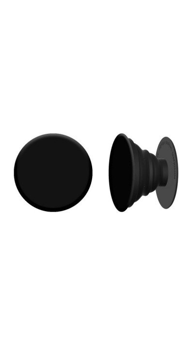 Pop Socket - Austauschbare Finger & Einhand Halterung für Smartphone / Tablets - Schwarz