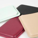 MagSafe Magnetkartenhalter aus veganem Leder mit starken Magneten - Blau