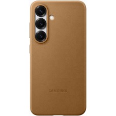 Galaxy S25 Case Hülle - Premium Vegan Leder Backcover KindSuit - Gold