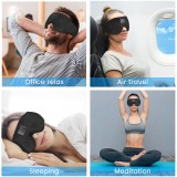 Premium Bluetooth Schlafmaske Kopfband mit integrierten Musik Lautsprechern - Schwarz
