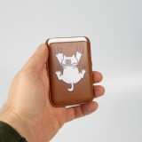 Premium magnetischer Kartenhalter mit starker Haftung - Kompatibel mit Apple MagSafe  - Design nr 11