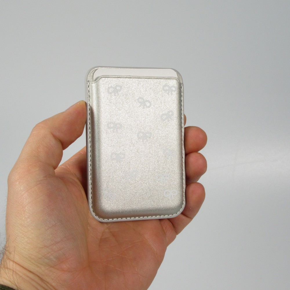 Premium magnetischer Kartenhalter mit starker Haftung - Kompatibel mit Apple MagSafe  - Design nr 2