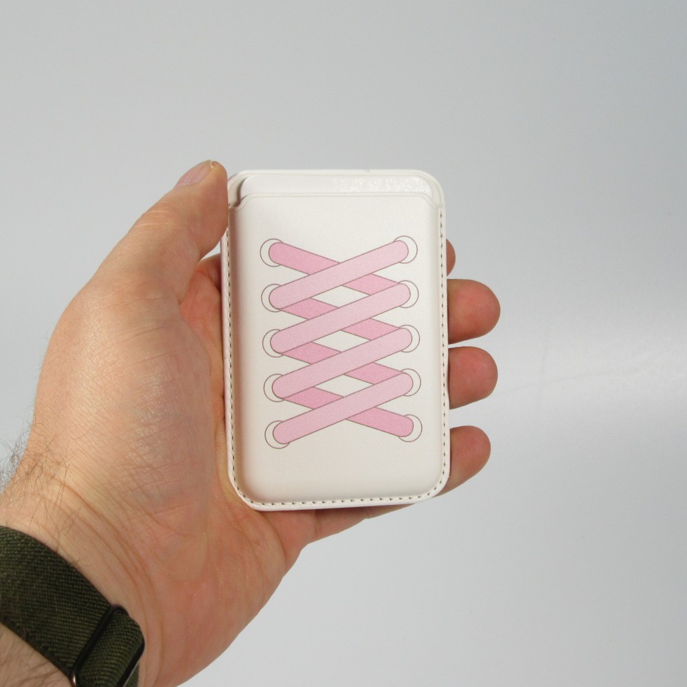 Premium magnetischer Kartenhalter mit starker Haftung - Kompatibel mit Apple MagSafe  - Design nr 6