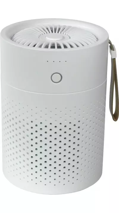 Stylischer + moderner Luftreiniger AirProtect 24W mit eleganter Schlaufe & USB-C - Weiss