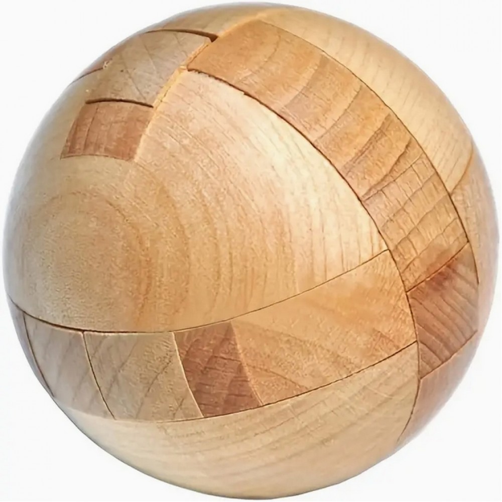 Holzpuzzle Kugel - Magischer Ball Gedächtnisspielzeug, stimulierendes Spielzeug - Braun