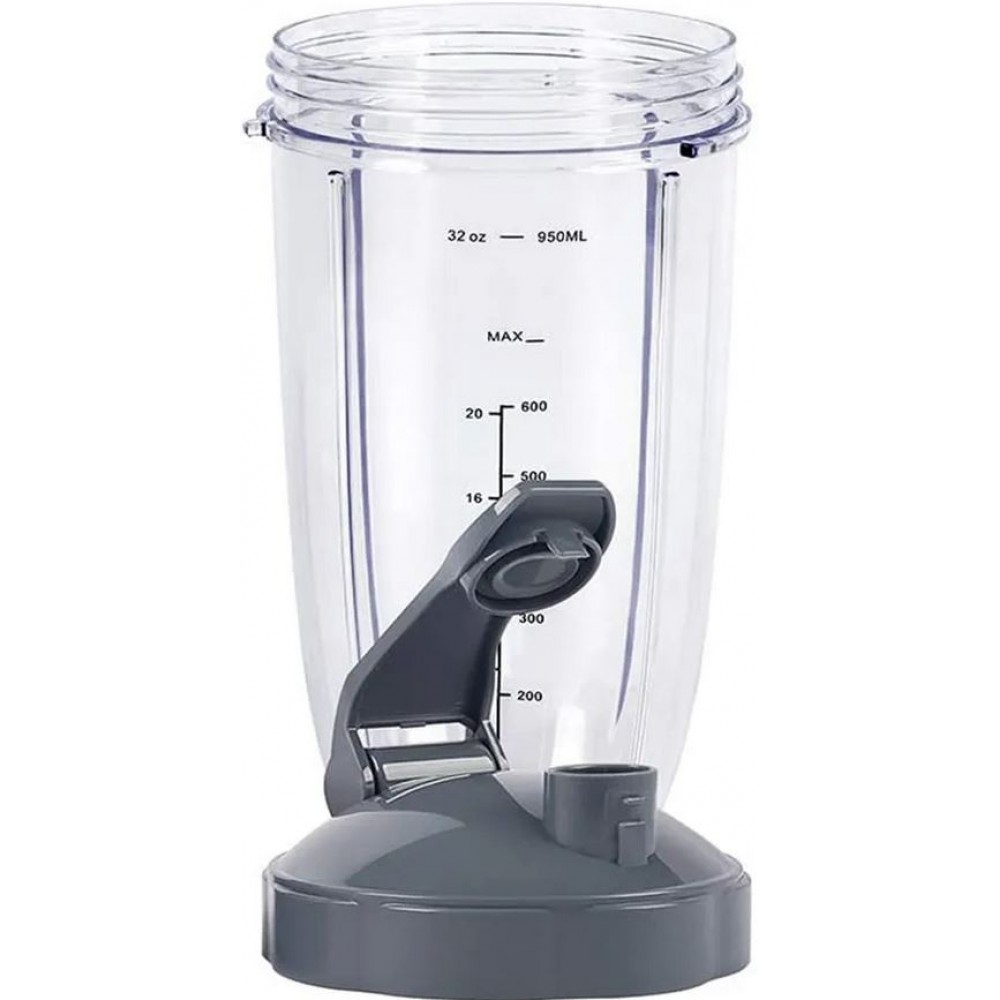 Récipient Nutribullet 950ml Gobelet avec indicateur de volume de remplissage - Transparent