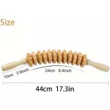 Naturholz Anti-Cellulite Massage-Roller für tiefe Muskeln und Gewebe, Lymphdrainage