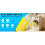 Hochwertiger Schuhwaschsack aus strapazierfähigem Polyester mit Polsterung für Sneakers und Kleidung - Gelb