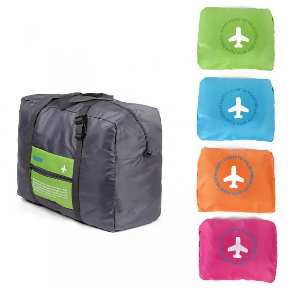 Faltbare und wasserfeste Reisebegleiter-Tasche mit 32L Füllvolumen - Blau