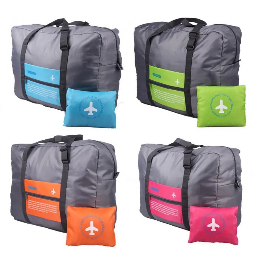 Faltbare und wasserfeste Reisebegleiter-Tasche mit 32L Füllvolumen - Blau
