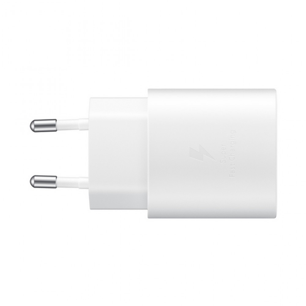 Samsung Reise & Wandladestecker 25W Charger USB-C + Ladekabel 1 Meter USB-C auf USB-C - Weiss