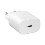 Samsung Reise & Wandladestecker 25W Charger USB-C + Ladekabel 1 Meter USB-C auf USB-C - Weiss