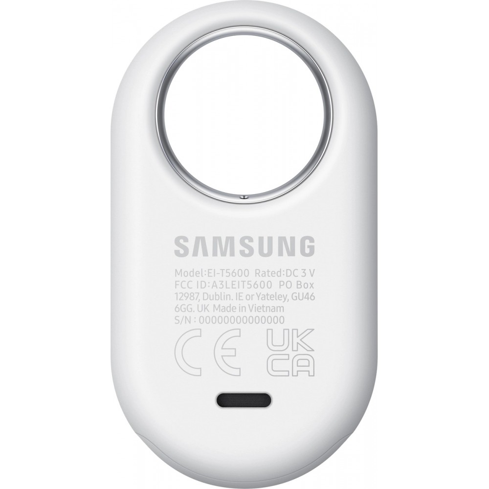 Samsung SmartTag2 Bluetooth Tracker Keyfinder für einfaches Auffinden und Verfolgen - Weiss