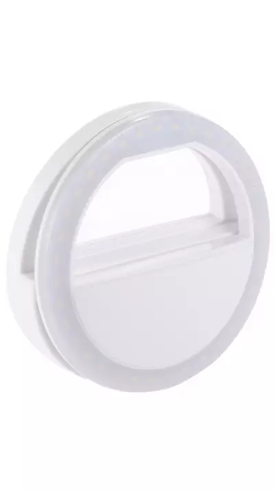 Universal Selfie LED Ring "Beauty Star-Light" - 3 Stufen Helligkeit / Akku