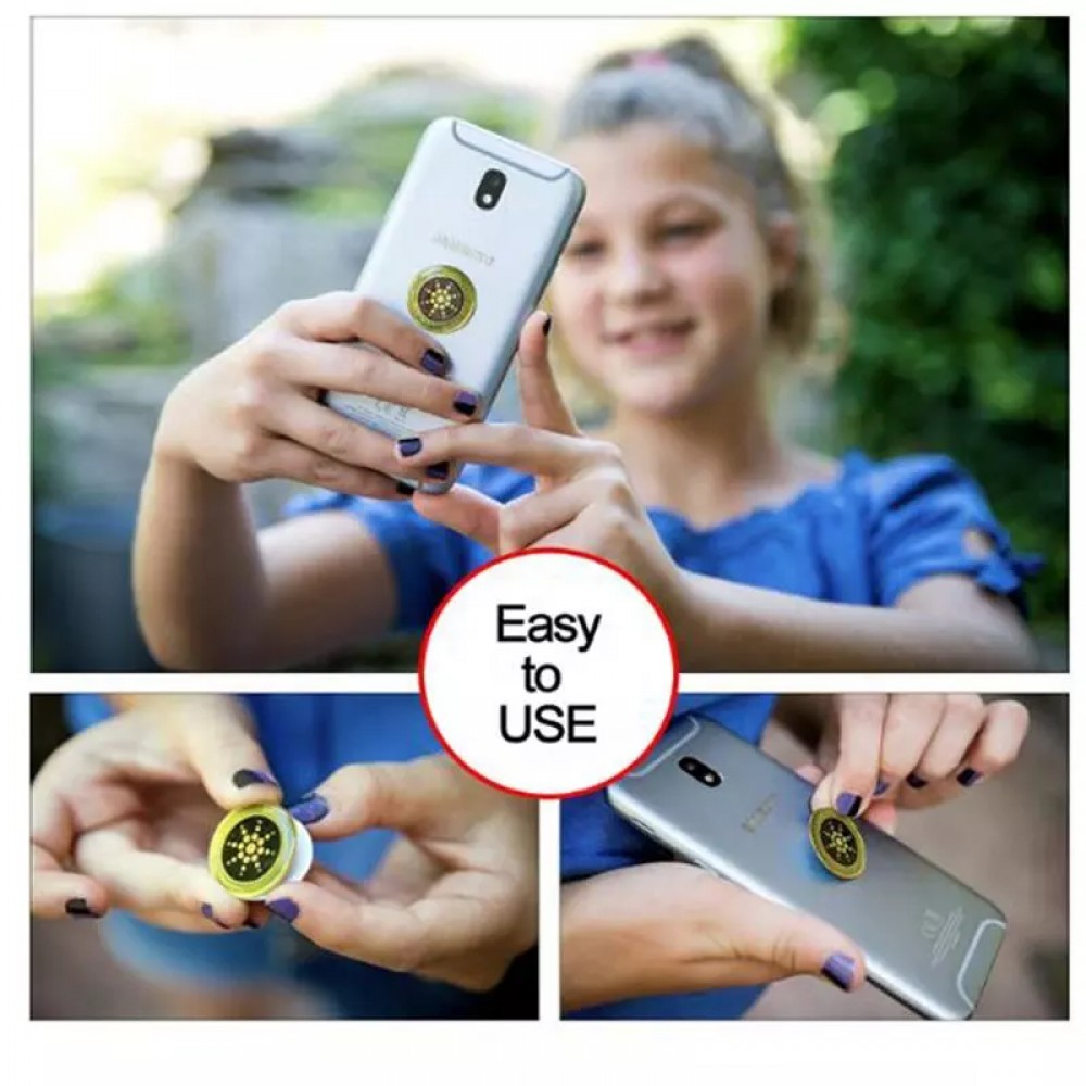 Set aus 6 Pellets selbstklebender Anti-Wellen- und Anti-Strahlen-Patch für das Telefon