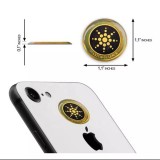 Set aus 6 Pellets selbstklebender Anti-Wellen- und Anti-Strahlen-Patch für das Telefon