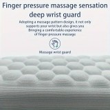 Set Handgelenkauflagen aus ergonomischem, weichem Memory Foam für Tastatur und Maus - Schwarz