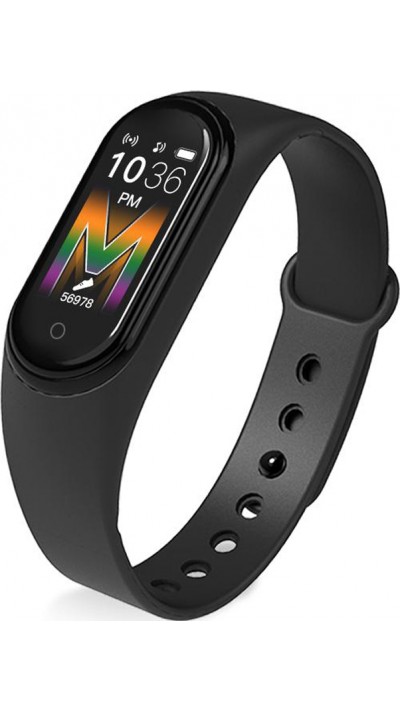 Active Fitness Tracker M5 - Intelligentes Sportarmband Smart Watch Bluetooth - Schwarz