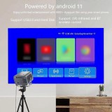 Smart Projektor A10 Plus Home Theater Android 11.0 mit integrierten 5W Lautsprechern
