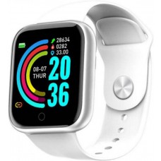 Smart Watch FitPro Y68 - Fitness Tracker Smart Watch Sport inkl. Touchscreen + Sportprogramme - Weiss