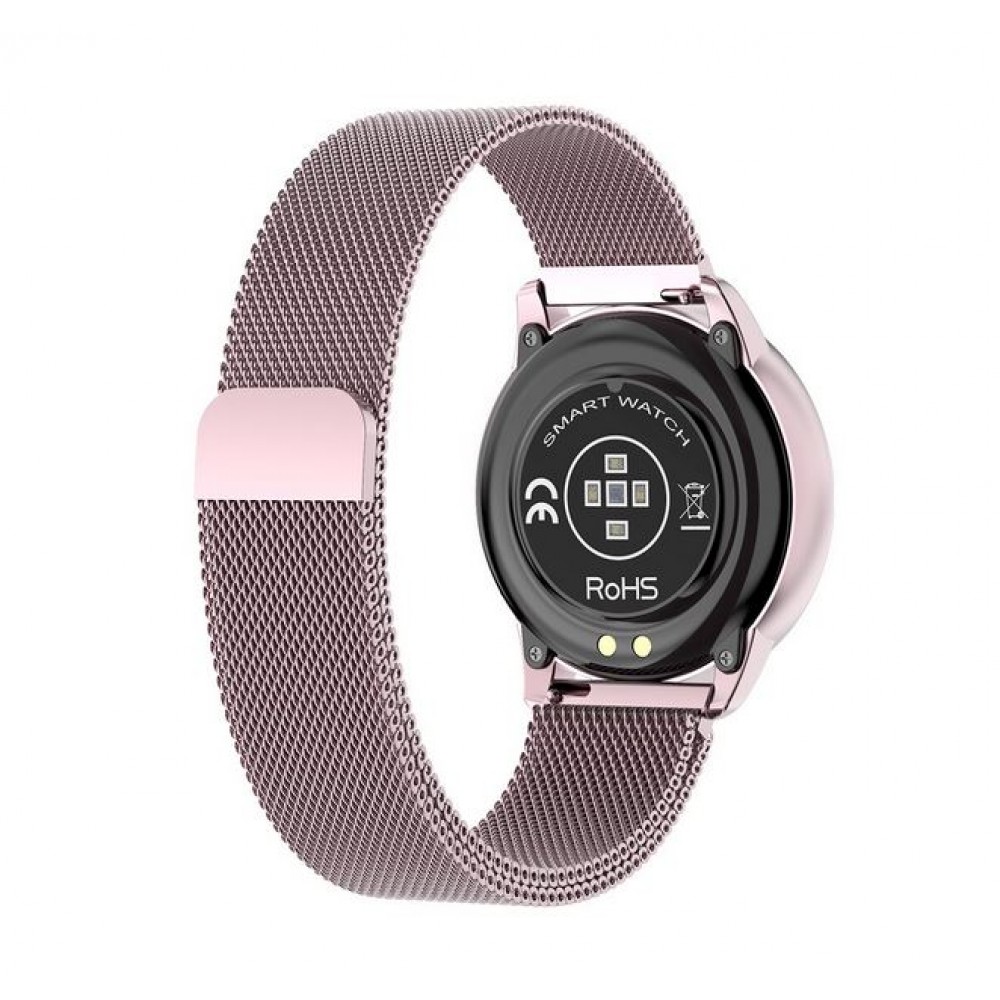 Smart Watch HDT8 intelligente Uhr mit magnetischem Armband universal Grösse - Rosa