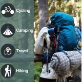 Solar Power Bank Outdoor 36000mAh externe Batterie mit Qi Wireless Charging - Schwarz