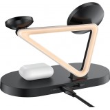 Station de charge sans fil Qi 15W Acefast pour iPhone / Apple Watch / AirPods avec MagSafe - Noir