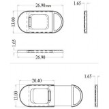 Front Webcam Kamera Schutz Sticker mit Slider für maximale Privatsphäre