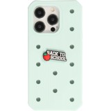 3D-Schmuck Charm für Silikonhülle mit Löcher im Crocs-Stil - Back To School