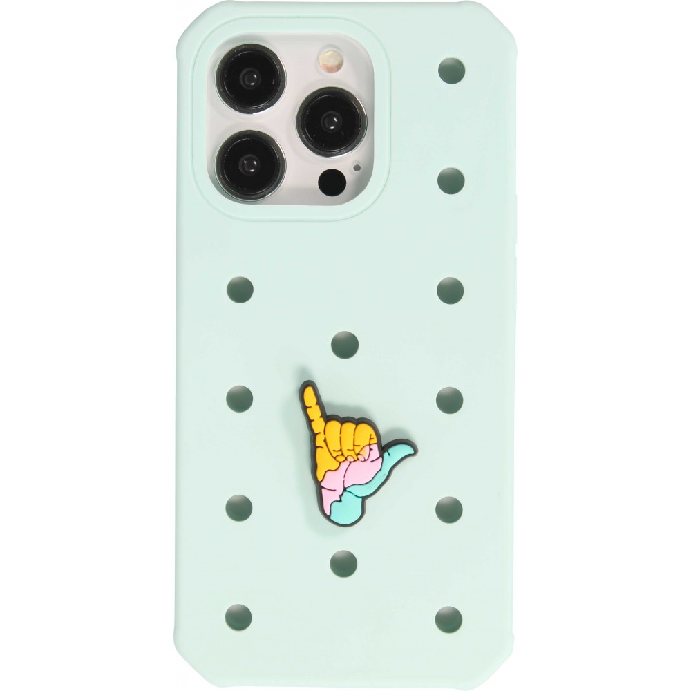 3D-Schmuck Charm für Silikonhülle mit Löcher im Crocs-Stil - Hang-Loose Sign