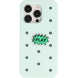 3D-Schmuck Charm für Silikonhülle mit Löcher im Crocs-Stil - PLAY Comic Sign