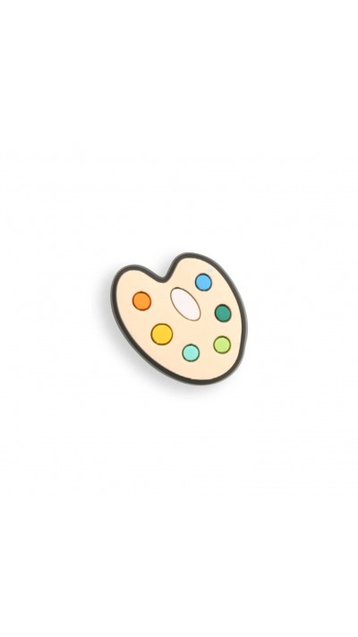 3D-Schmuck Charm für Silikonhülle mit Löcher im Crocs-Stil - Plate of paint