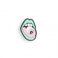 3D-Schmuck Charm für Silikonhülle mit Löcher im Crocs-Stil - Psychodelic Mouth
