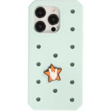 3D-Schmuck Charm für Silikonhülle mit Löcher im Crocs-Stil - Rockstar Hands