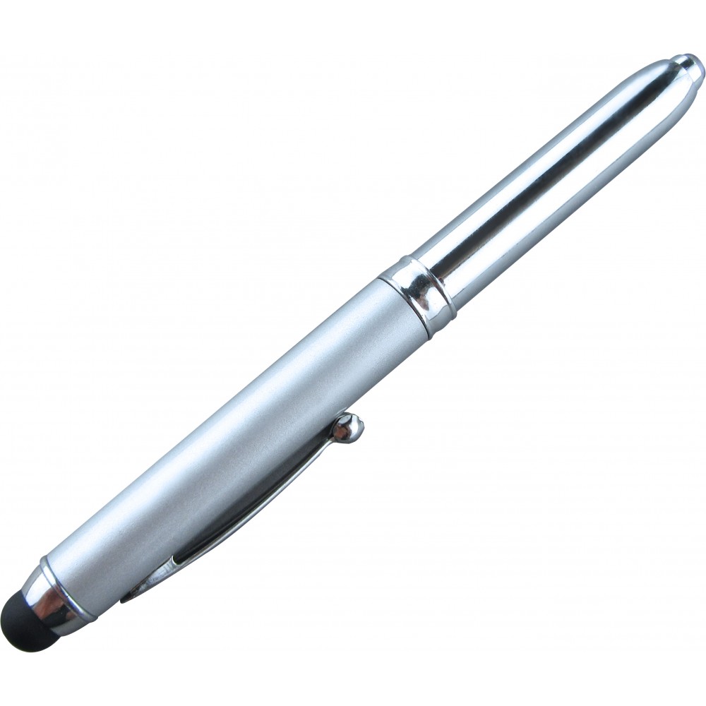 Universal präzisions Stylus - Touch-Pen für Touchscreens inkl. Kugelschreiber & LED 3 in 1
