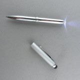Universal präzisions Stylus - Touch-Pen für Touchscreens inkl. Kugelschreiber & LED 3 in 1