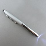 Universal präzisions Stylus - Touch-Pen für Touchscreens inkl. Kugelschreiber & LED 3 in 1