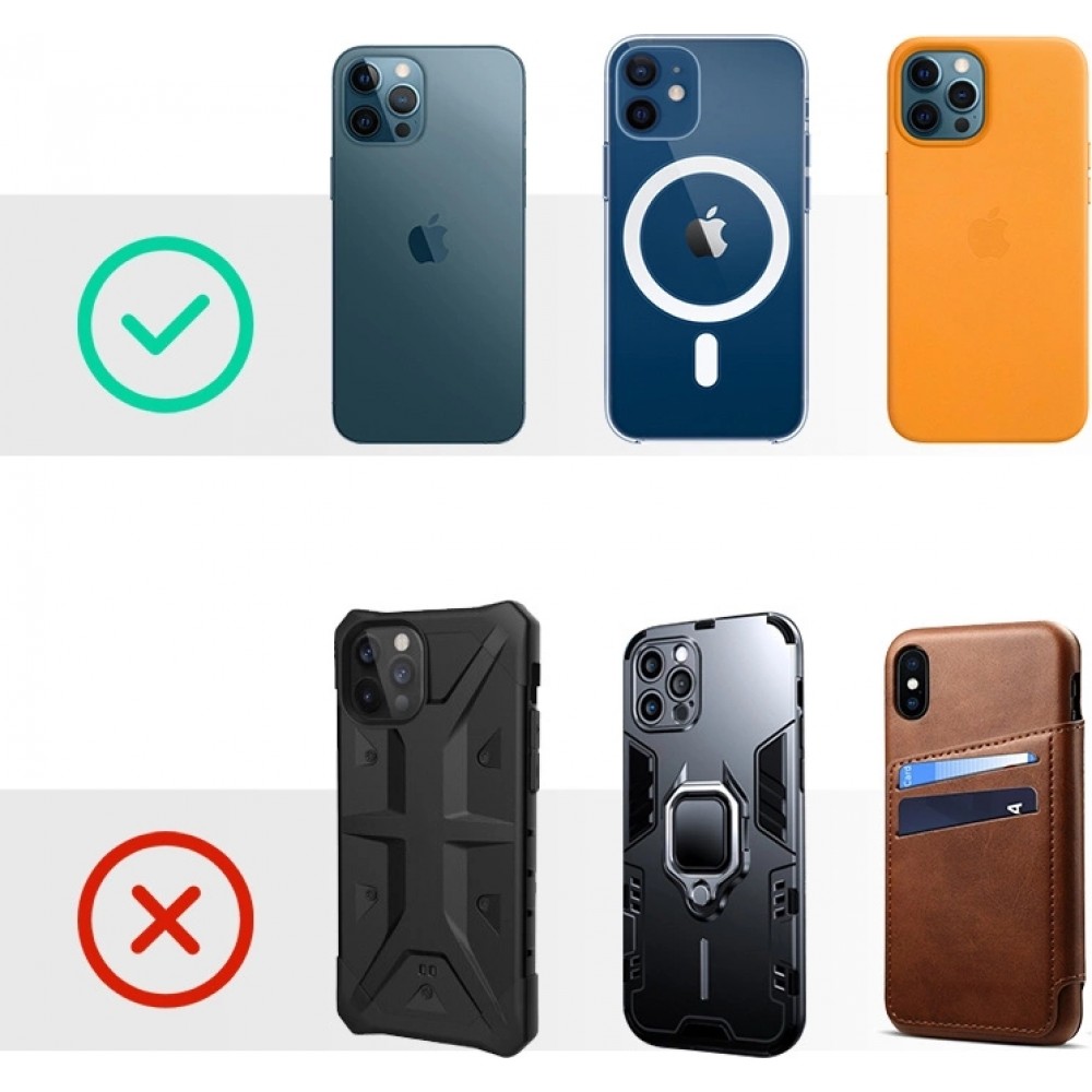 Joyroom Auto Magnetischer Halter Qi Drahtlos Induktiver Ladegerät 15W MagSafe Kompatibel für iPhone JR-ZS240 - Schwarz