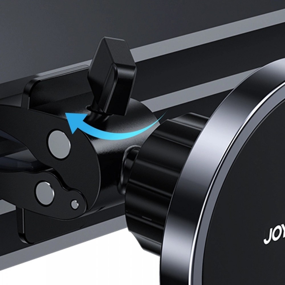 Joyroom Auto Magnetischer Halter Qi Drahtlos Induktiver Ladegerät 15W MagSafe Kompatibel für iPhone JR-ZS240 - Schwarz