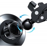 Joyroom Auto Magnetischer Halter Qi Drahtlos Induktiver Ladegerät 15W MagSafe Kompatibel für iPhone JR-ZS240 - Schwarz