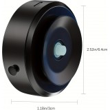 Magnetischer 360° Drehbarer Handyhalter für Auto Spiegel Glatte Oberflächen kompatibel mit MagSafe - Schwarz