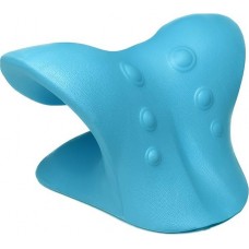 Support cervical pour la relaxation locale et le massage des cervicales en plastique rigide - Bleu