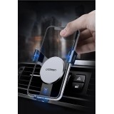 Ugreen LP130 40907 Gravity Smartphone Halterung Auto Lüftungsschlitz - Silber