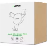 Ugreen LP130 40907 Gravity Smartphone Halterung Auto Lüftungsschlitz - Silber